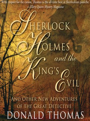 cover image of Sherlock Holmes and the King's Evil